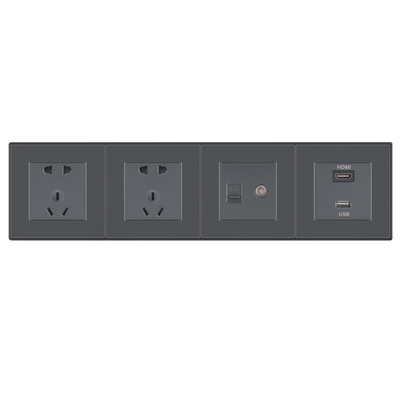 三聯(lián)體（五孔插座/電腦+電視插座/HDMI+USB數(shù)據(jù)插座）